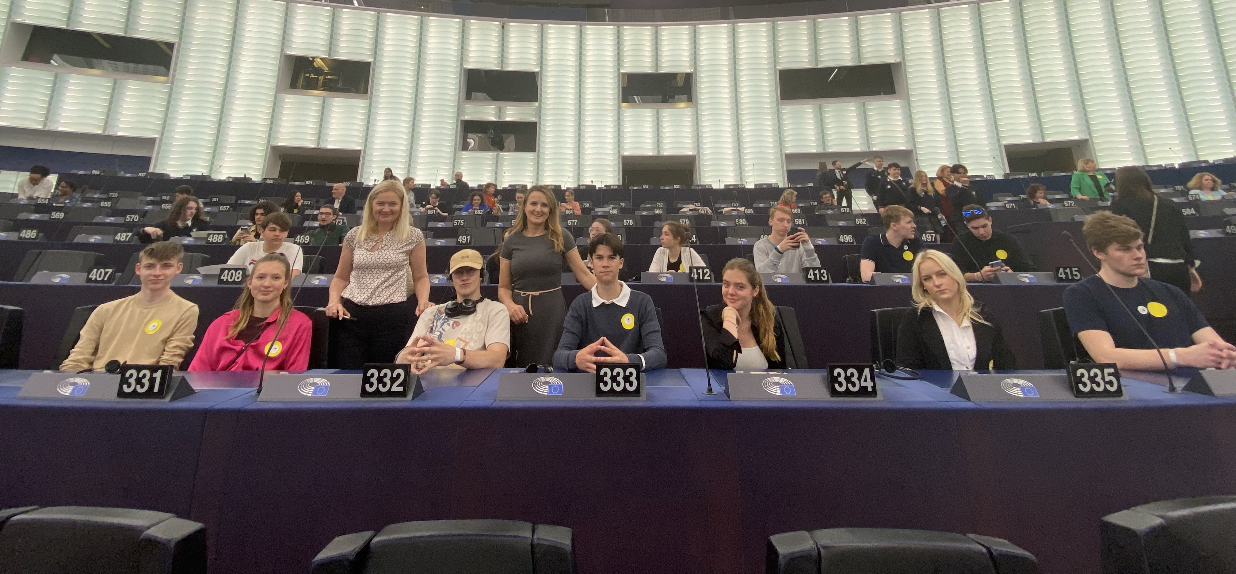 EU parlament in gimnazijci