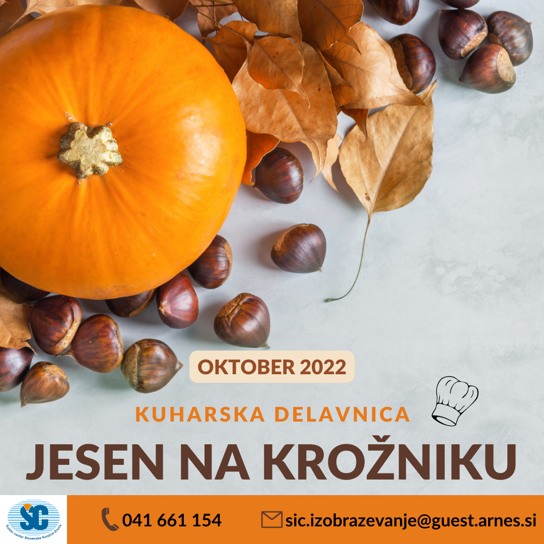 Kuharska delavnica Jesen na krožniku