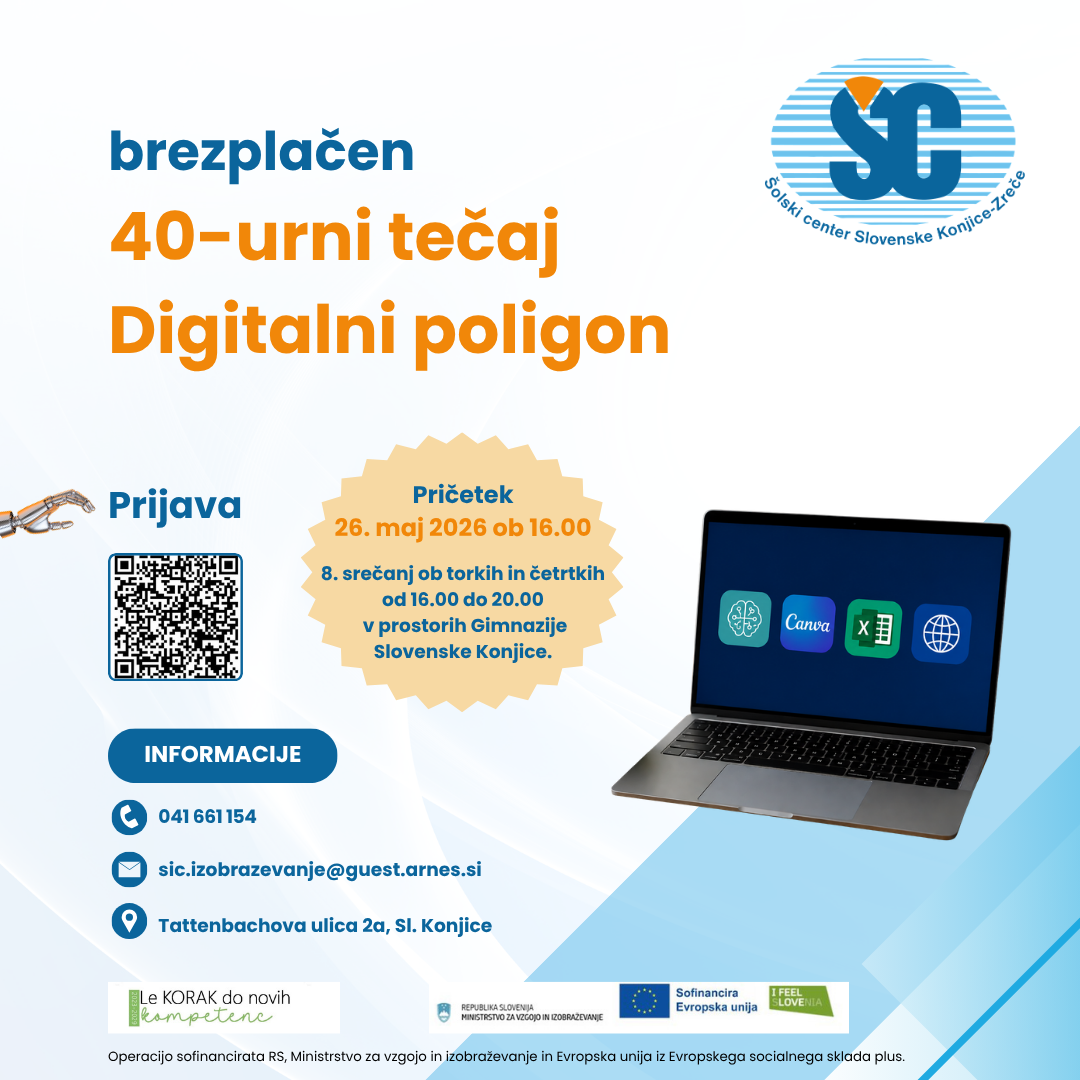 Brezplačen tečaj Digitalni poligon