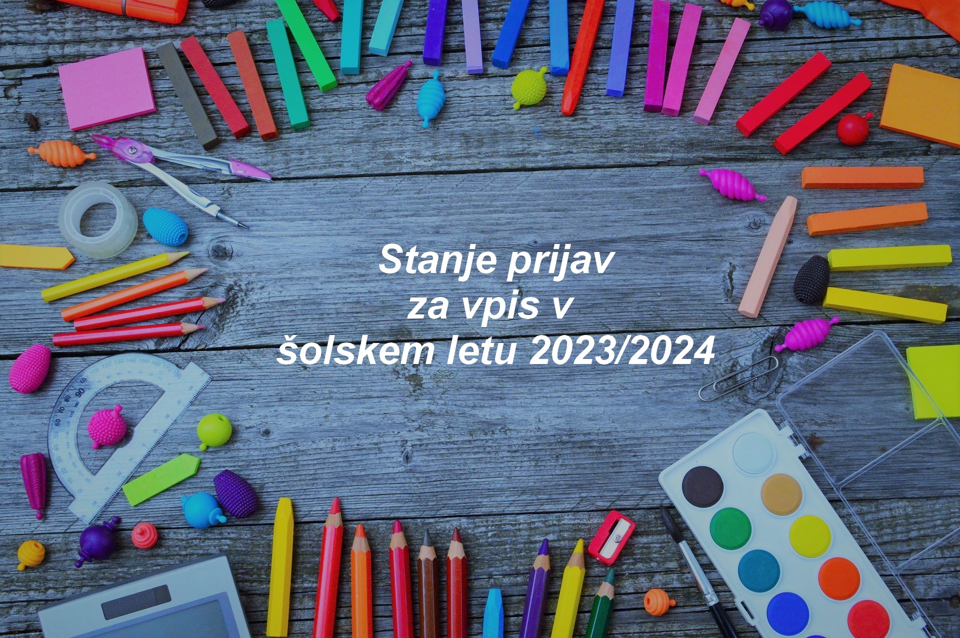 Stanje prijav za vpis v 1. letnik 2023/2024