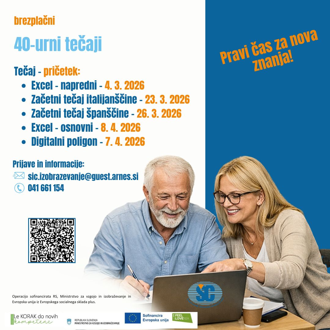 Tečaji marec-april 2026