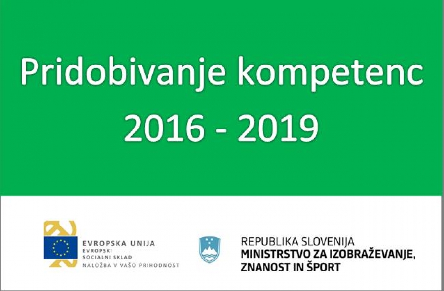 PRIDOBIVANJE KOMPETENC 2016-2019