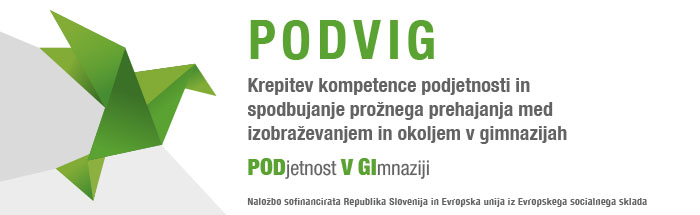 PODVIG – podjetnost v gimnazijah