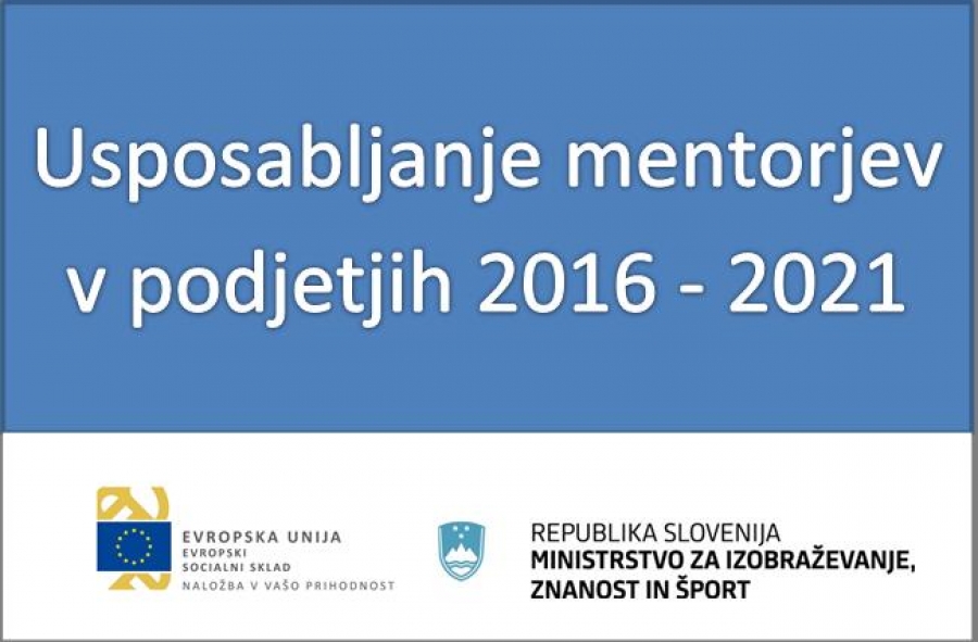 USPOSABLJANJE MENTORJEV 2016-2021